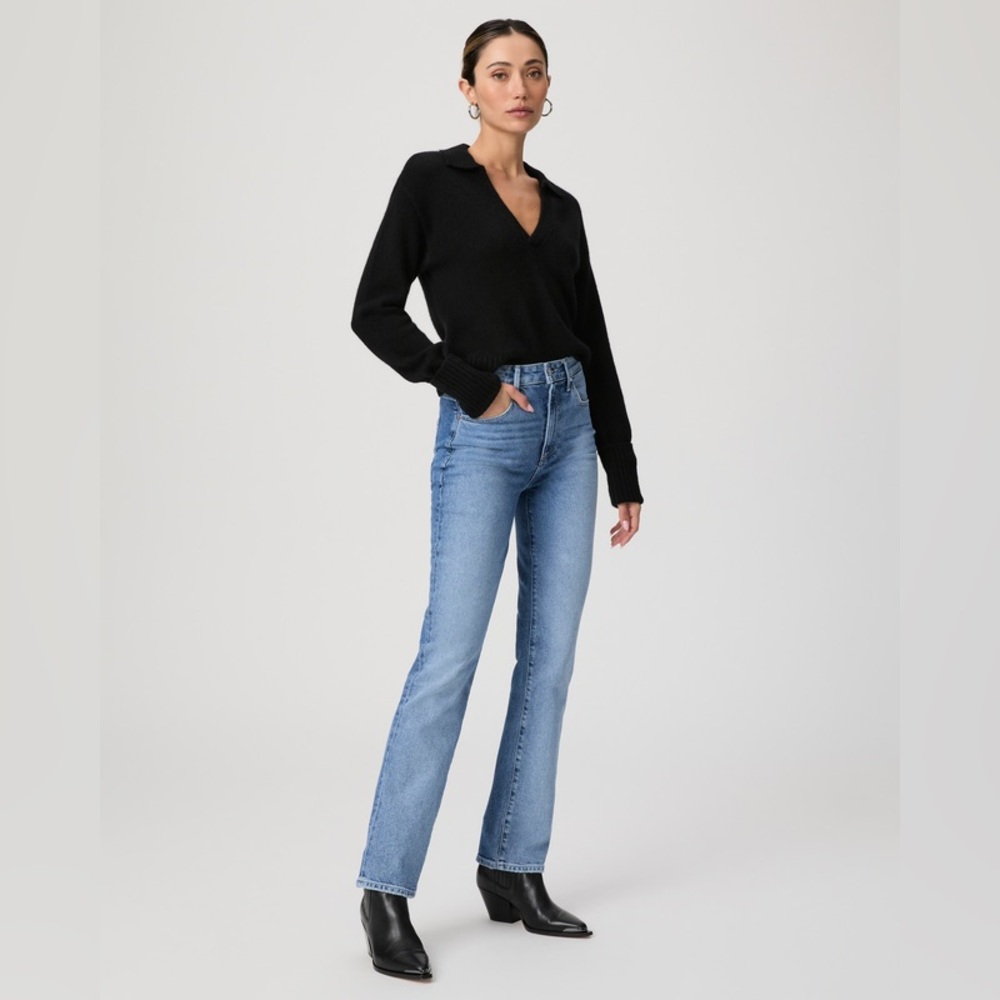 PAIGE Light Blue Flare Jeans